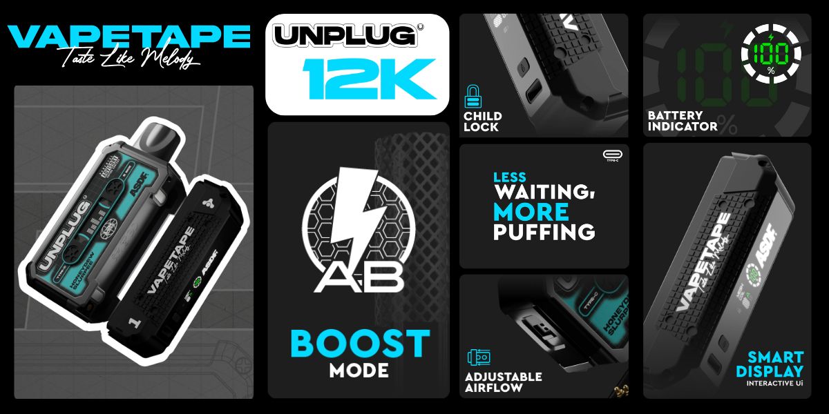 VAPETAPE OFFGRID UNPLUG BATTERY