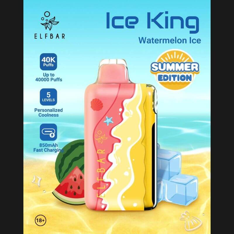 SGVape-ELFBAR-ICE-KING-40K-WATERMELON-ICE-SG-Vape-Bar