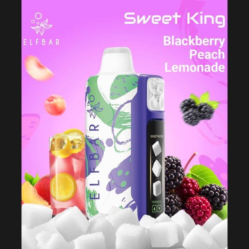 SGVape-ELFBAR-SWEET-KING-30K-BLACKBERRY-PEACH-LEMONADE-SG-Vape-Bar