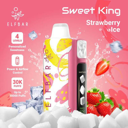 SGVape-ELFBAR-SWEET-KING-30K-STRAWBERRY-ICE-SG-Vape-Bar