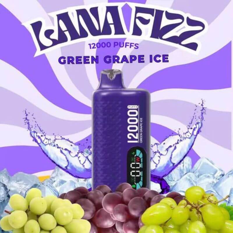 SGVape-LANA-FIZZ-12000-GREEN-GRAPE-ICE-SG-Vape-Bar