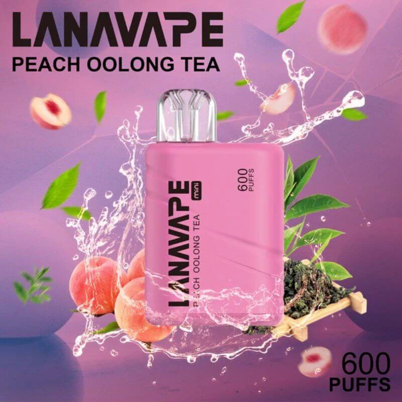 SGVape-LANA-MINI-600-PUFFS-PEACH-OOLONG-TEA-SG-Vape-Bar