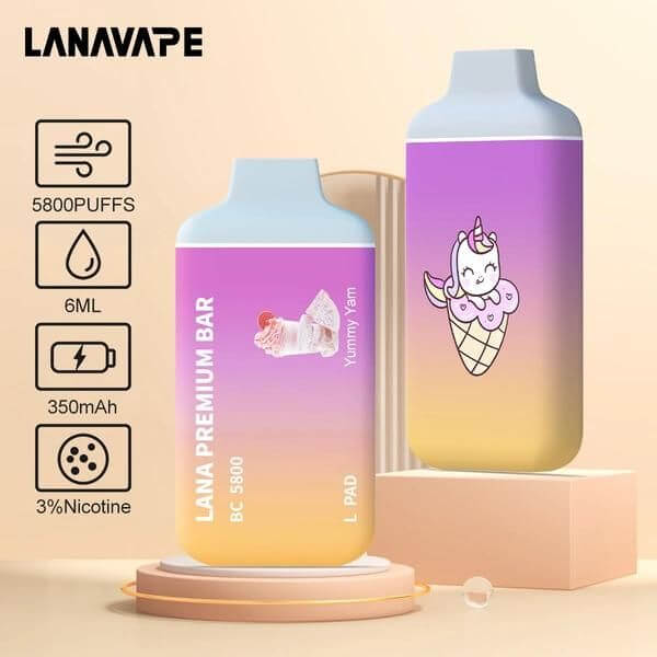 SGVape-LANA-PREMIUM-BAR-5800-PUFFS-YUMMY-YAM-Sg-Vape-Bar