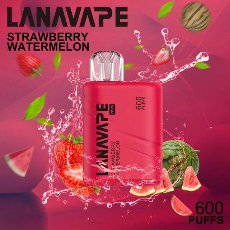    SGVape-LANAVAPE-MINI-600-STRAWBERRY-WATERMELON-Sg-Vape-Bar