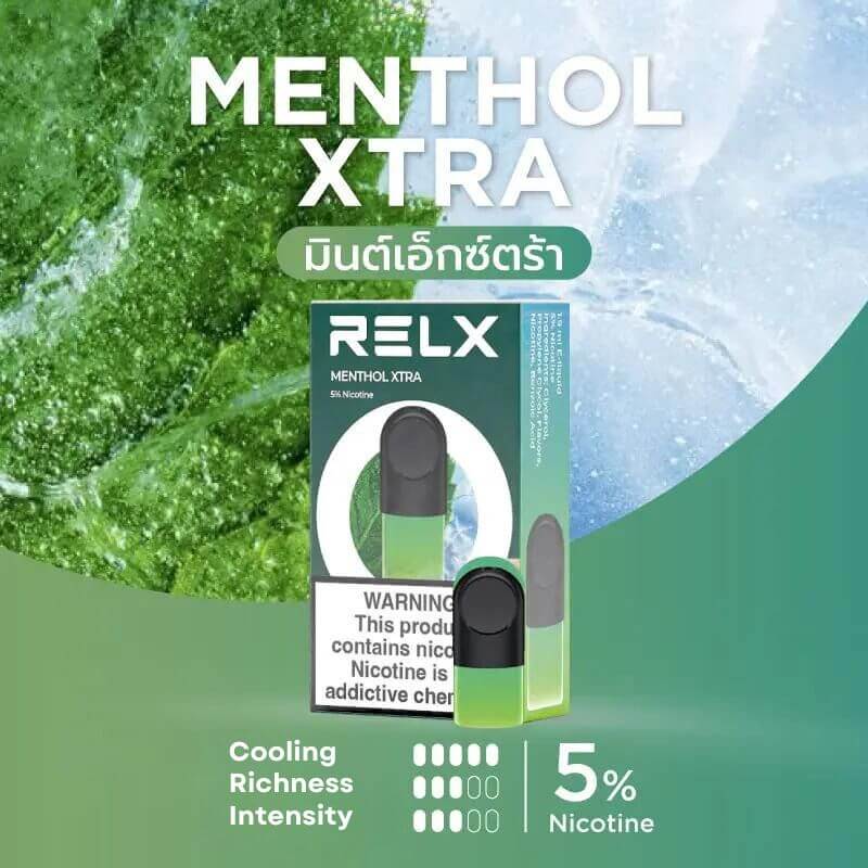 SGVape-RELX-Infinity-Pod-Menthol-Extra-Sg-Vape-Bar
