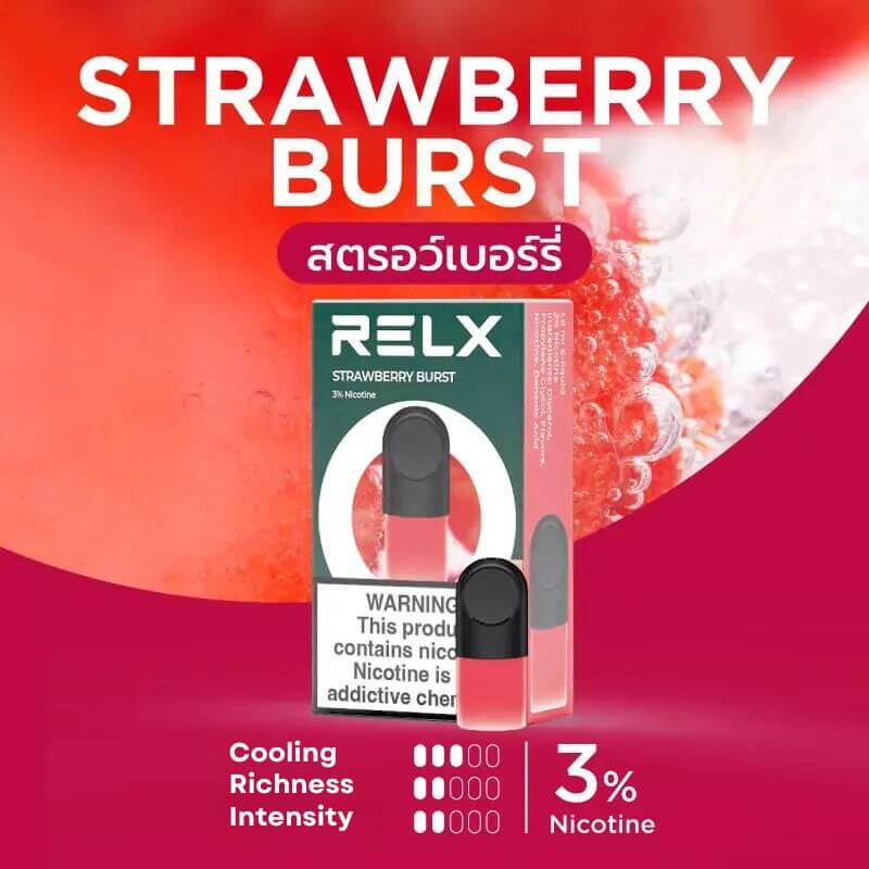 SGVape-RELX-Infinity-Pod-Strawberry-Burst-Sg-Vape-Bar