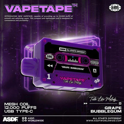 SGVape-Vapetape-12K-Grape-Bubblegum-Sg-Vape-Bar